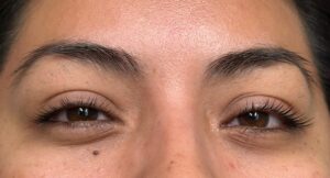 Before Image: Brow Lamination and Shaping